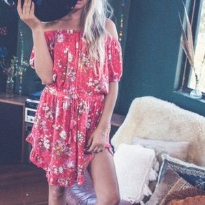 Spell Designs Sundancer Off The Shoulder Dress - m